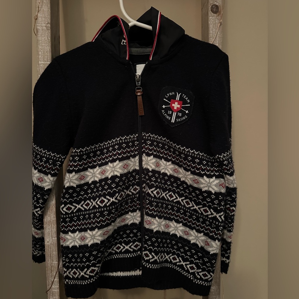Boys zip up sweater; Lapin House